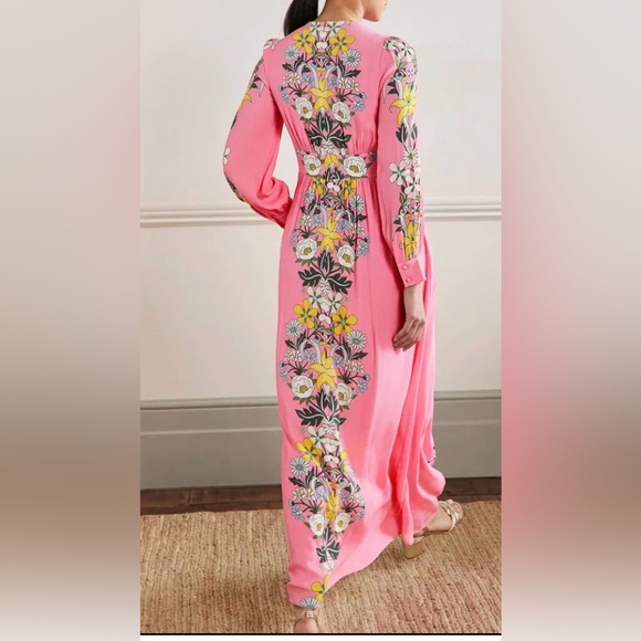 Boden Women's Pink Floral Maxi Dress - Picture 2 of 6